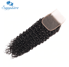 Load image into Gallery viewer, Hair Water Wave Bundles With Closure Curly Brazilian Human Hair Bundles With Closure Mink Brazilian Hair Weave Bundles