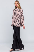 Load image into Gallery viewer, See Through Shirt With Lace Detail
