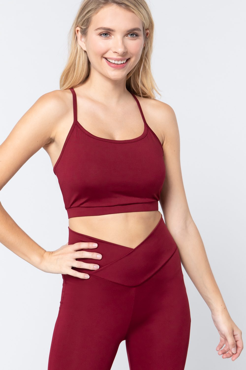 Haut de soutien-gorge caraco d'entraînement