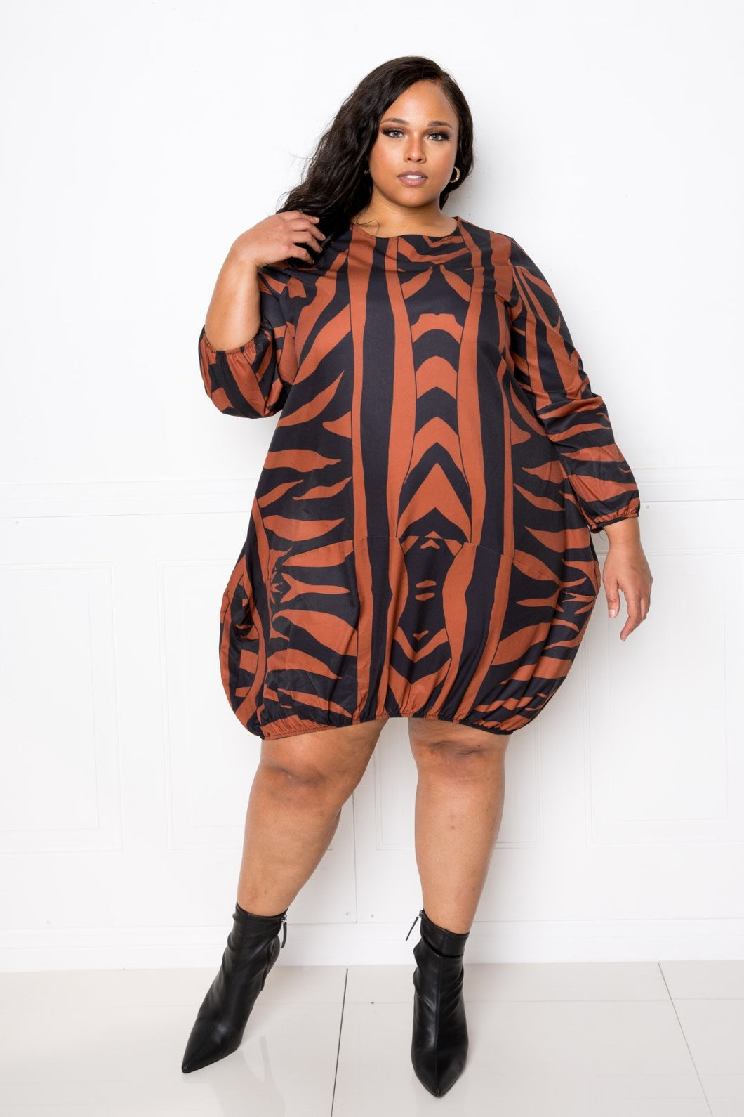 Robe à bulles zèbre