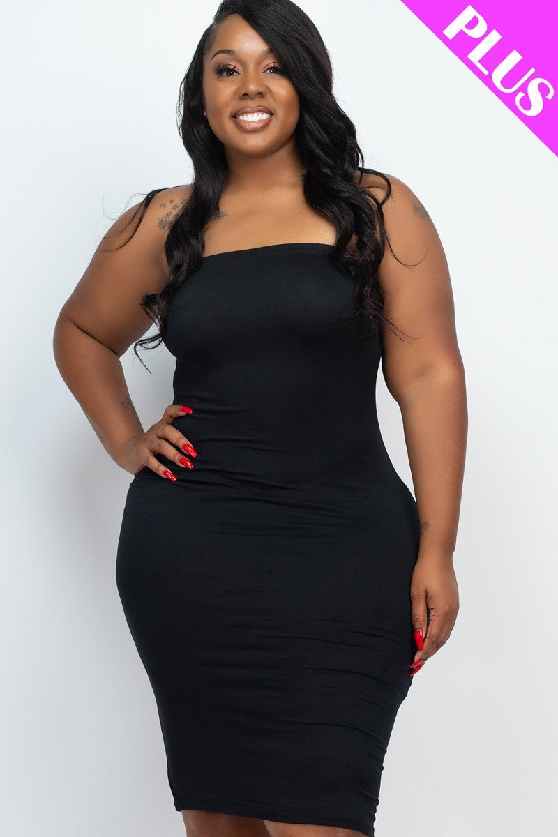 Robe moulante grande taille