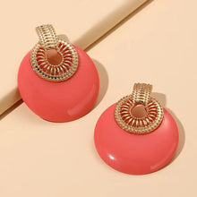 Load image into Gallery viewer, Round Metal Post Earring
