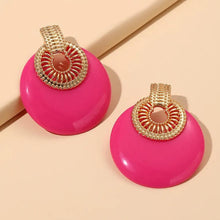 Load image into Gallery viewer, Round Metal Post Earring
