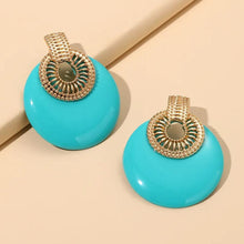 Load image into Gallery viewer, Round Metal Post Earring

