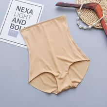 Charger l&#39;image dans la galerie, Corset taille haute post-partum, culotte abdominale en soie glacée, sans couture, Section fine, amincissante, levage des fesses, pantalon modelant le corps 
